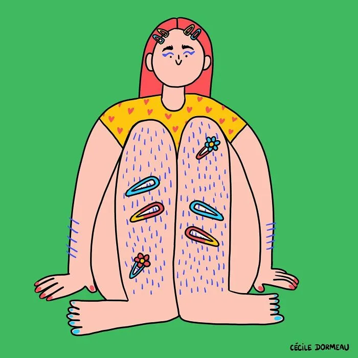 Esta artista francesa crea ilustraciones que desafían los estándares sociales para las mujeres (16 imágenes nuevas)