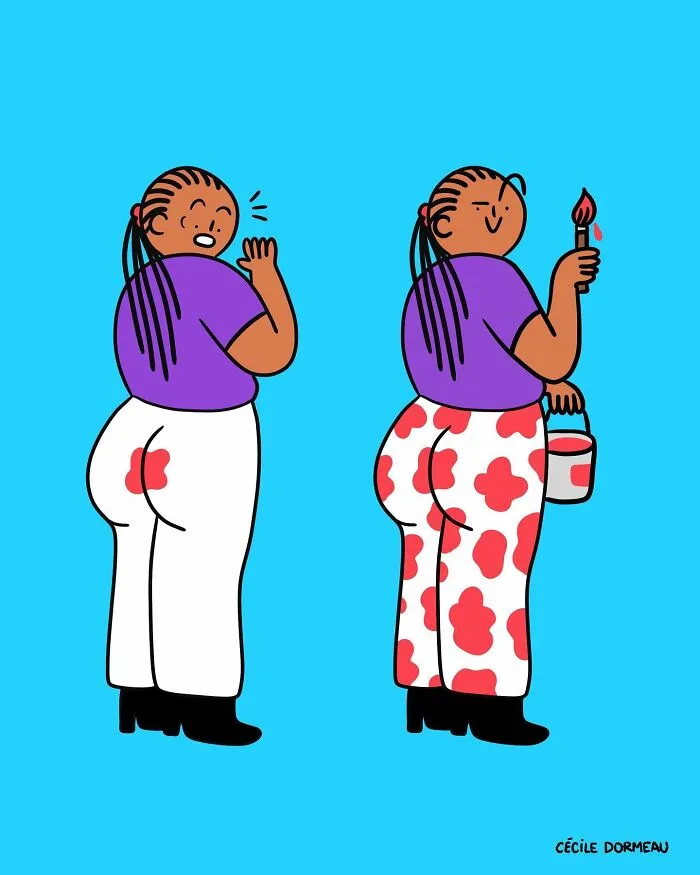 Esta artista francesa crea ilustraciones que desafían los estándares sociales para las mujeres (16 imágenes nuevas)