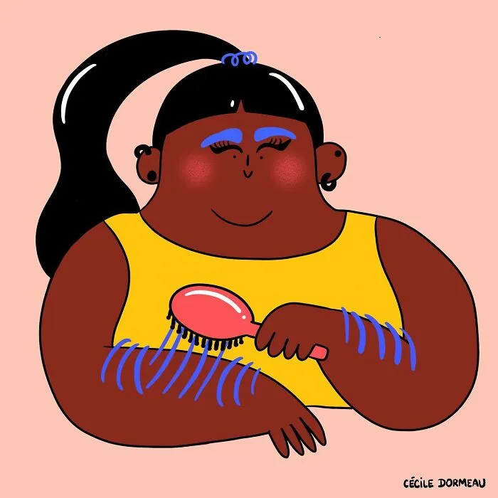 Esta artista francesa crea ilustraciones que desafían los estándares sociales para las mujeres (16 imágenes nuevas)