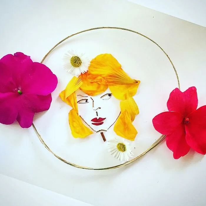 I Make Art From Fresh And Dried Flowers (34 Pics)