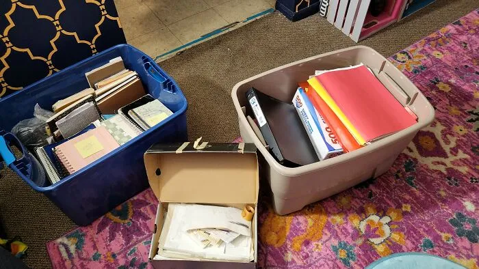Every Journal, Short Story, Poem, Random Deep Thoughts, Letters From Friends During Jr. High/Hs, And Love Letters From Old Boyfriends I've Been Saving Since I Was 13 Years Old