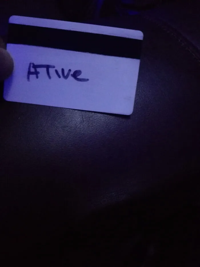 Blank ATM Card