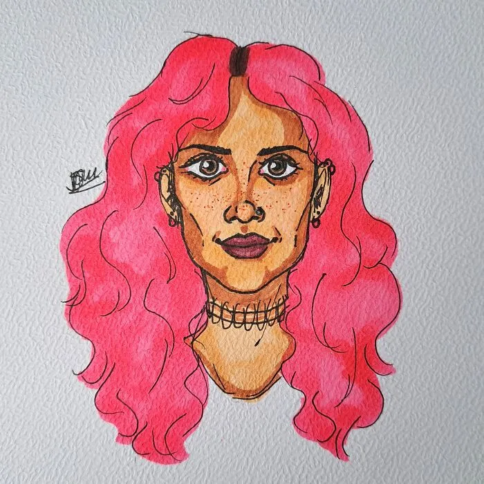 Pink Hair Girl