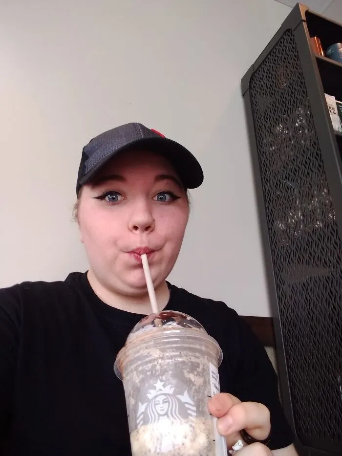 Last Time I Did My Makeup. I Was At Starbucks Before Work Lol