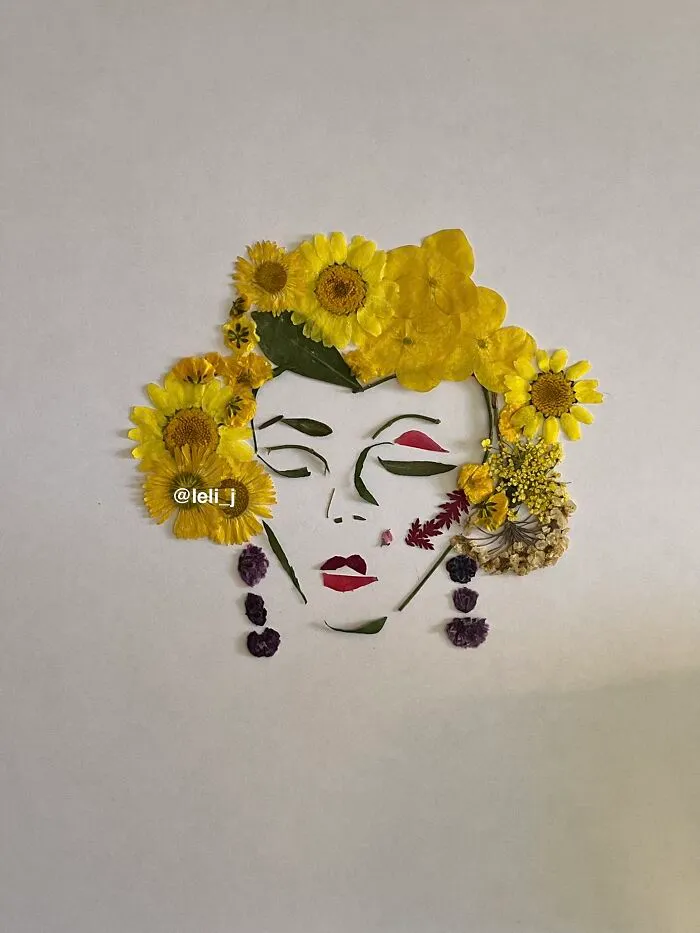 I Make Art From Fresh And Dried Flowers (34 Pics)