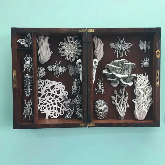 Artist Created These 61 Porcelain Sculptures That Appear As If They Belong In A Drawing