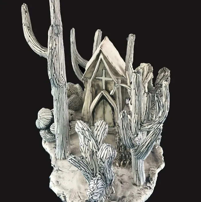 Artist Created These 61 Porcelain Sculptures That Appear As If They Belong In A Drawing