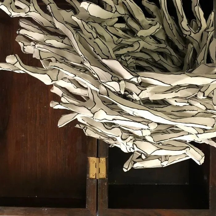 Artist Created These 61 Porcelain Sculptures That Appear As If They Belong In A Drawing