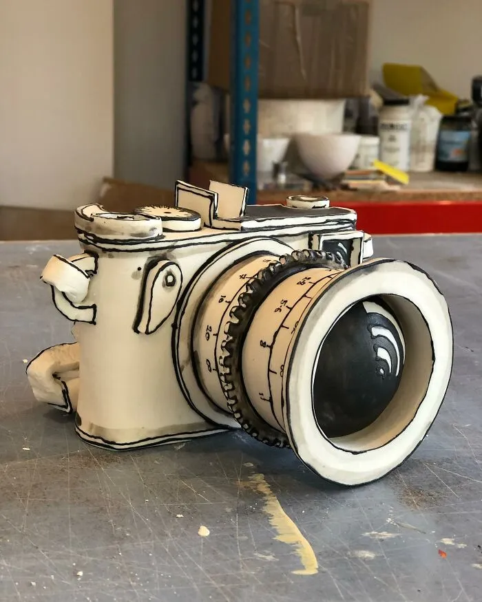 Artist Created These 61 Porcelain Sculptures That Appear As If They Belong In A Drawing