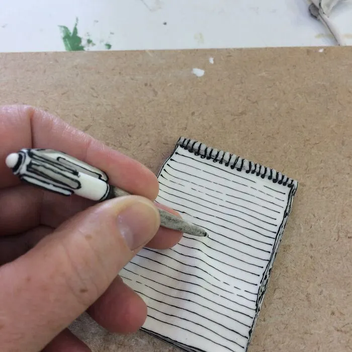 Artist Created These 61 Porcelain Sculptures That Appear As If They Belong In A Drawing