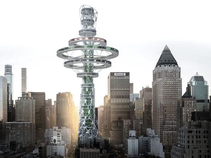 The City Chloroplast: A Skyscrapers That Absorbs Co₂ And Converts It Into Starch