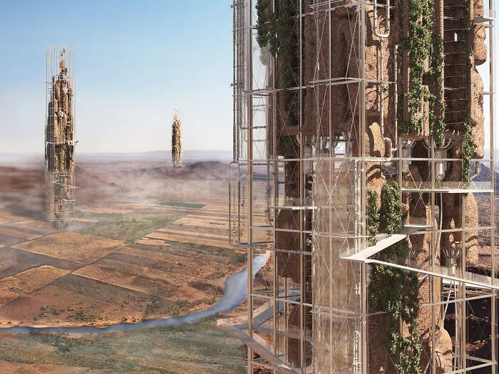 Adobe Farm Skyscraper