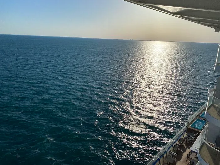 Port Canaveral In The Distance From The Carnival “Mardi Gras”