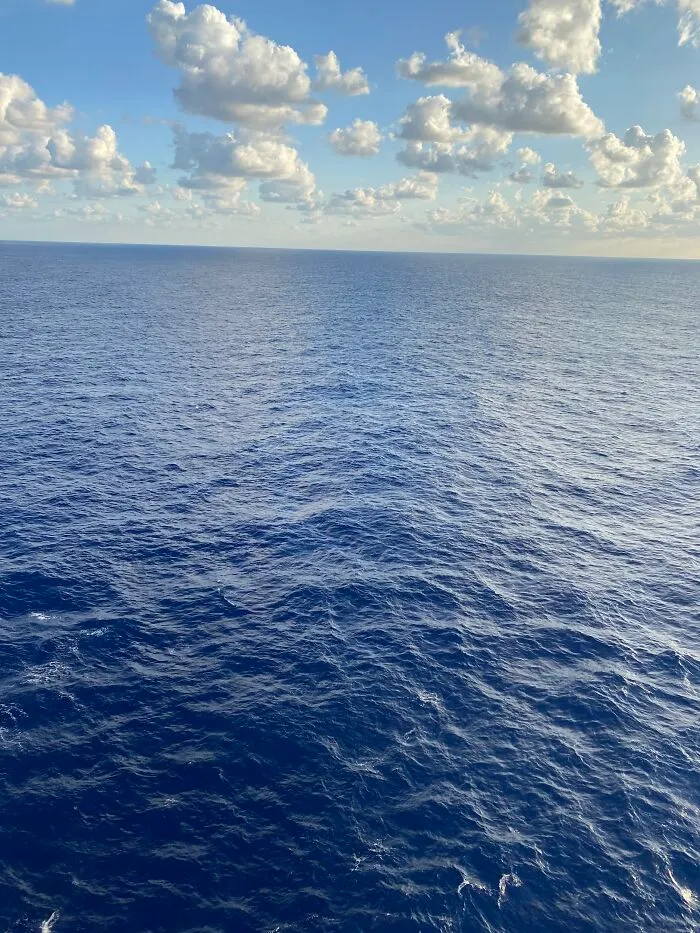 Deep Blue Ocean As Seen From “Mardi Gras”