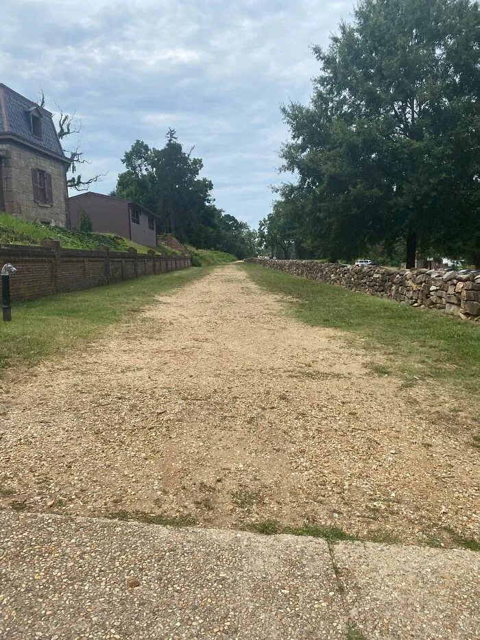 Sunken Road In Fredericksburg, Virginia