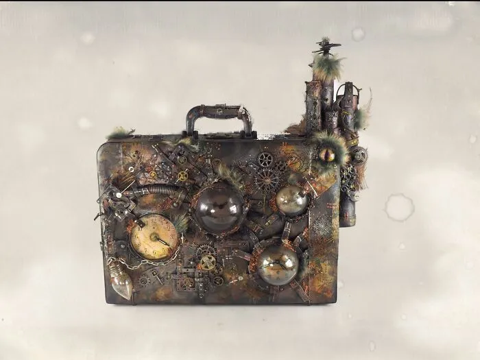 A Suitcase Someone Wanted To Throw Away. I Thought That It Should Be A Perfect Time Traveler Case