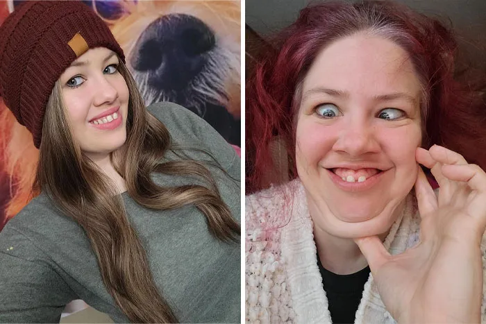 Sí, soy yo en ambas