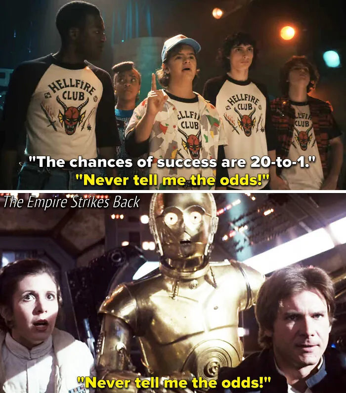 While Playing Dungeons And Dragons, Dustin Tells Eddie, "Never Tell Me The Odds," Which Is A Reference To Han Solo's Line In Star Wars: The Empire Strikes Back, Which Came Out In 1980