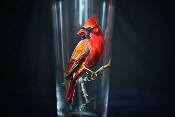 I Used Glasses For Painting Realistic Animals And Here Are 19 Photos Of Them (New Pics)