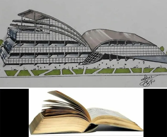 Este arquitecto dibuja edificios inspirados en objetos cotidianos (30 imágenes nuevas)
