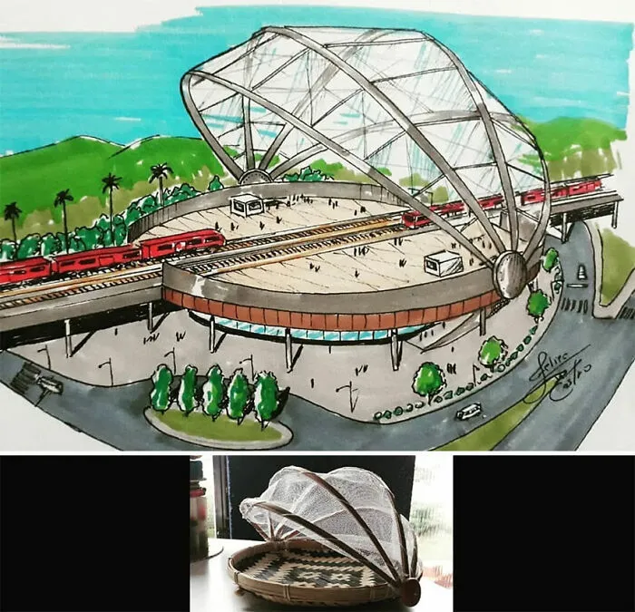Este arquitecto dibuja edificios inspirados en objetos cotidianos (30 imágenes nuevas)