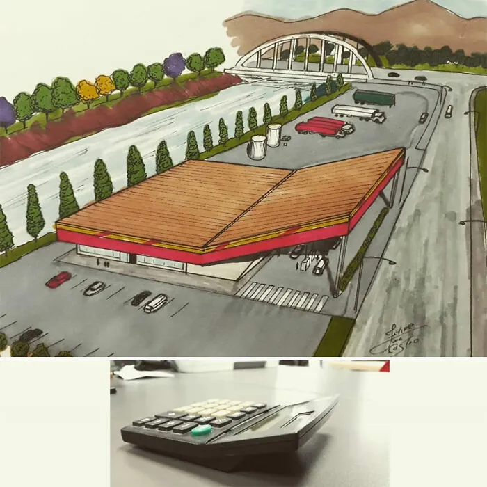 This Architect Draws Buildings From Objects (50 New Pics)