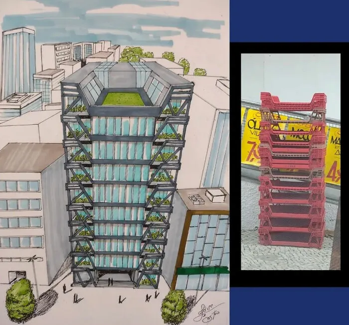 Este arquitecto dibuja edificios inspirados en objetos cotidianos (30 imágenes nuevas)