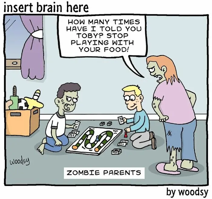 Absurd Situations And Silly Humor: 40 Comics By Paul Woods