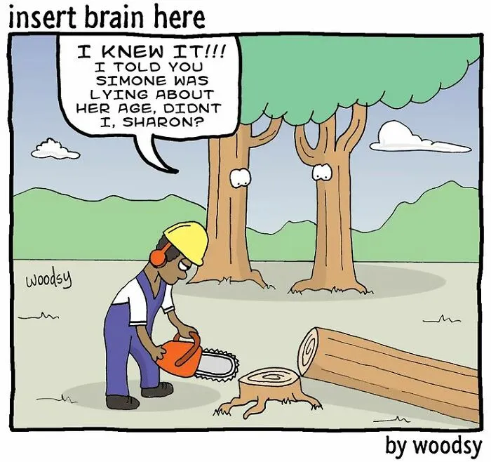 Absurd Situations And Silly Humor: 40 Comics By Paul Woods