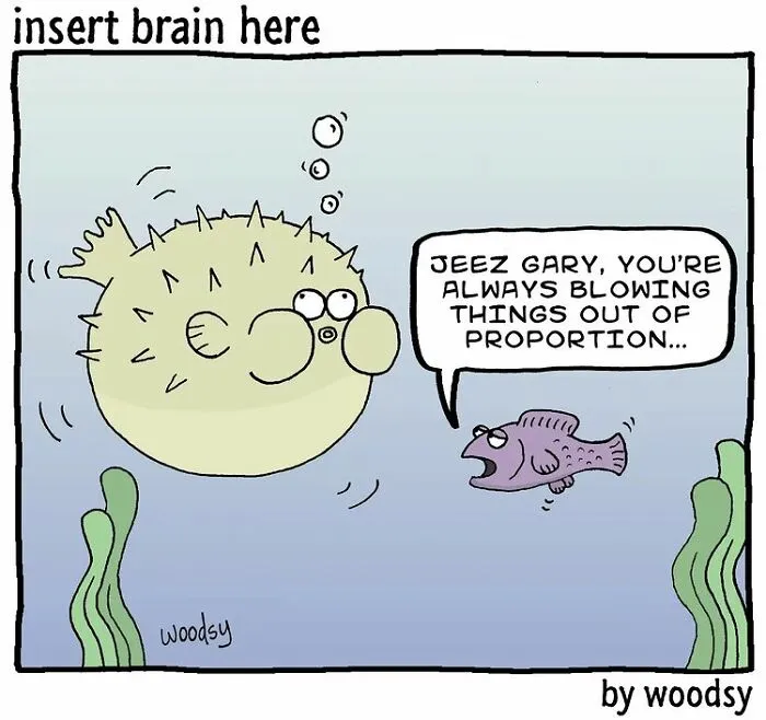 Absurd Situations And Silly Humor: 40 Comics By Paul Woods
