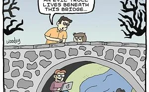 Absurd Situations And Silly Humor: 40 Comics By Paul Woods