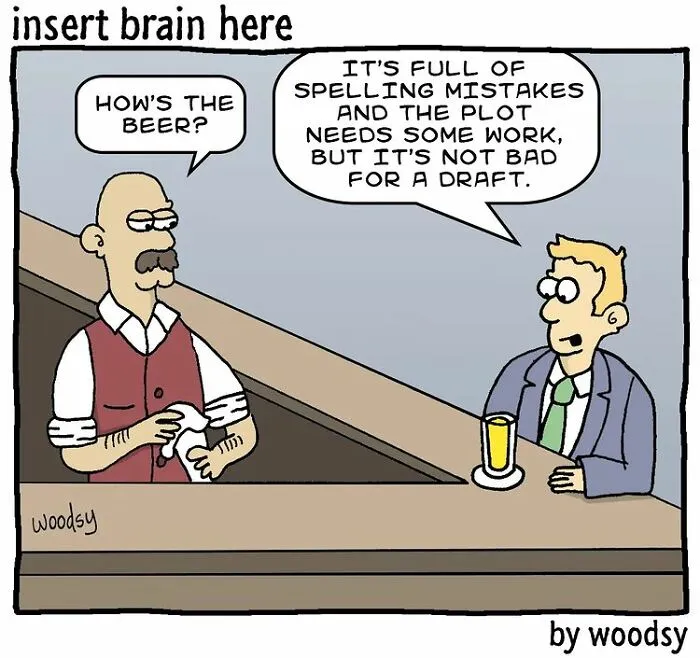 Absurd Situations And Silly Humor: 40 Comics By Paul Woods