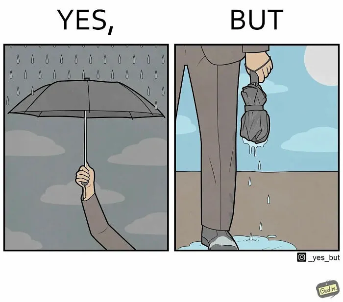 24 “Yes, But” Illustrations By Anton Gudim That You Might Relate To (New Pics)