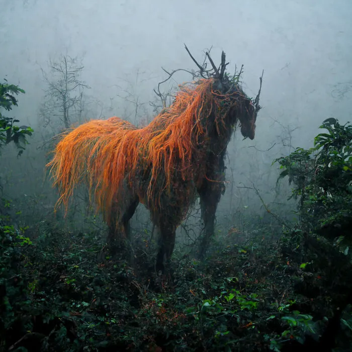 I Use AI To Create Surreal Images Of Unicorns And Some Of My Works Even Get Exhibited In Museums (50 Pics)