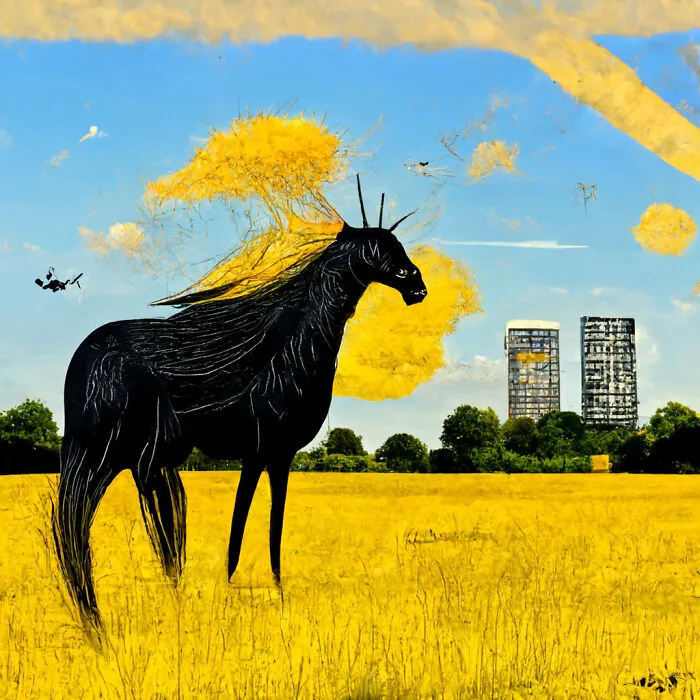 I Use AI To Create Surreal Images Of Unicorns And Some Of My Works Even Get Exhibited In Museums (50 Pics)