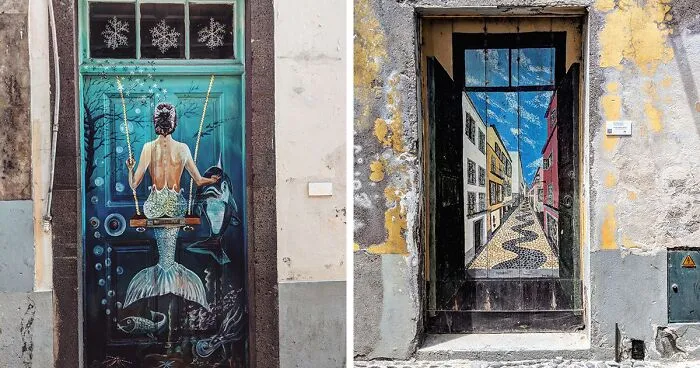 The Painted Doors Project: I Took Pictures Of Beautiful Doors In Madeira (27 Pics)