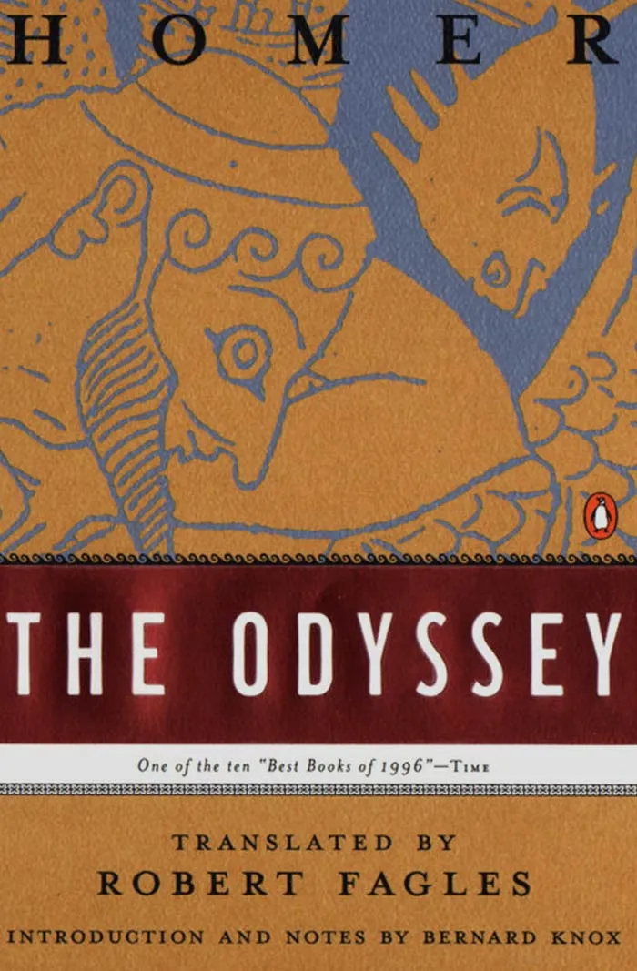 The Odyssey By Homer book cover 