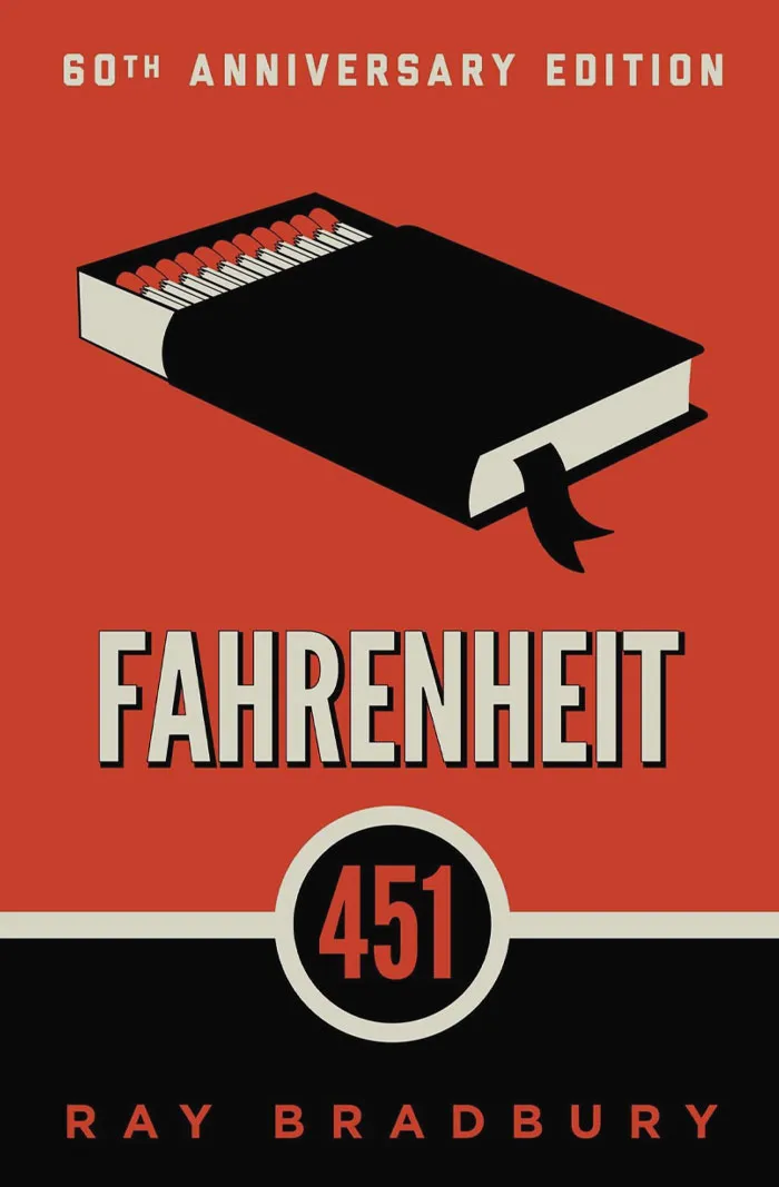Fahrenheit 451 By Ray Bradbury book cover 