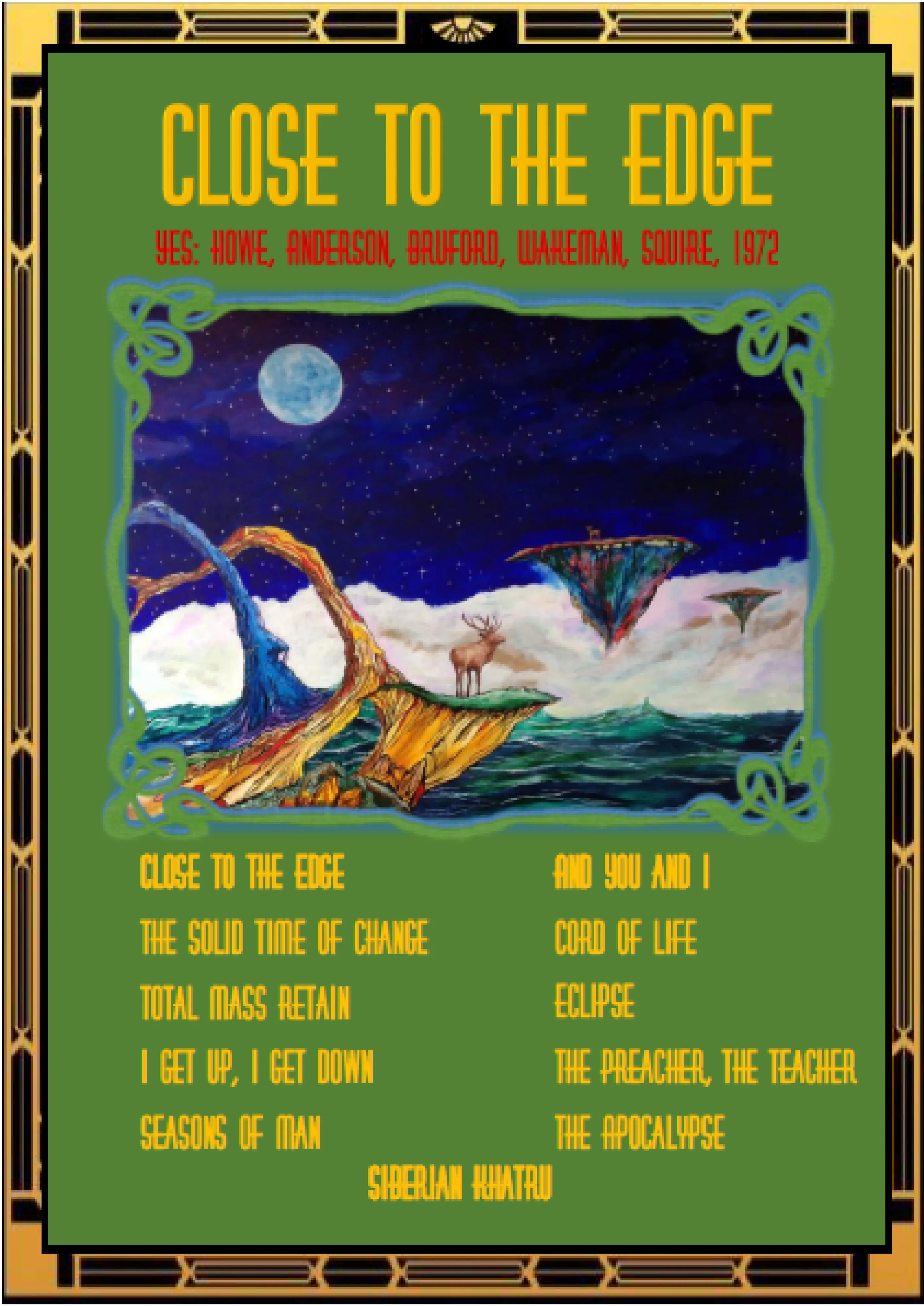 I Create Prints Which Celebrate The Golden Age Of Prog Rock
