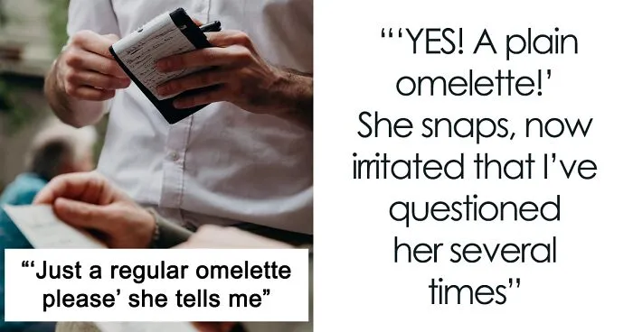 Karen Has To Learn What Omelette Is After Causing An Embarrassing Scene At A Restaurant For Being Served Exactly What She Ordered