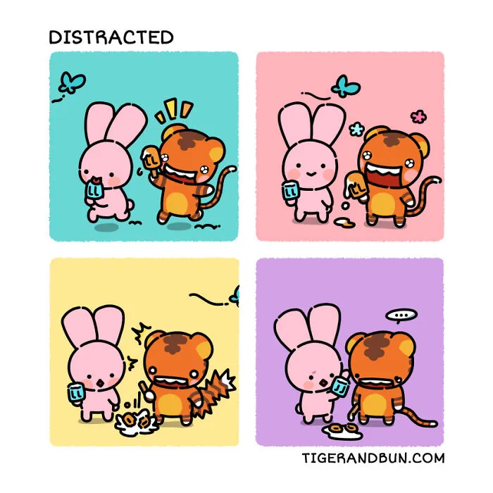 I Created Comics About A Tiger And Bunny Inspired By My Life With My Husband (30 Pics)
