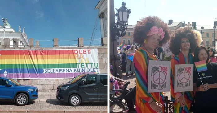 I Just Wanna Show Some Cute Moments At The Helsinki Pride Walk Today (9 Pics)