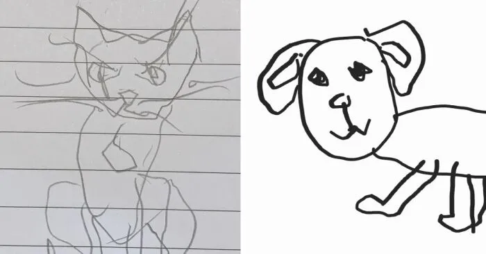 Hey Pandas, Try Drawing Something With Your Non-Dominant Hand (Closed)