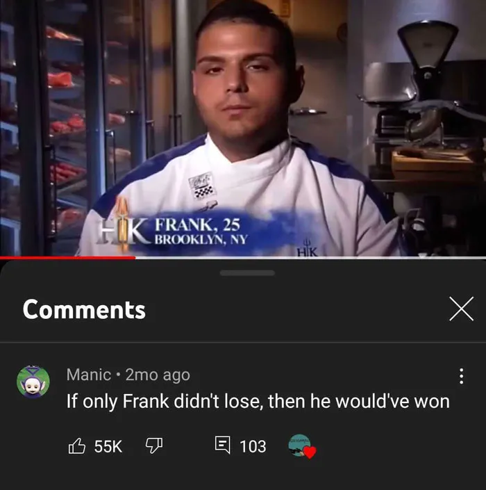 She Only Won Because I Lost