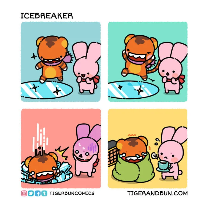 I Created Comics About A Tiger And Bunny Inspired By My Life With My Husband (30 Pics)