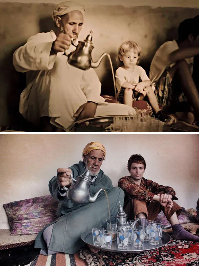 Me And My Great Uncle 24 Years Apart