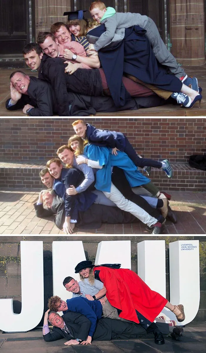 Every Graduation From UG-PhD We Have Managed To Recreate The Original "Awkward Family Photo". Last Night Was No Exception