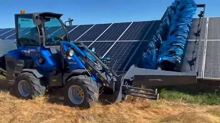 Cleaning The Solar Panels