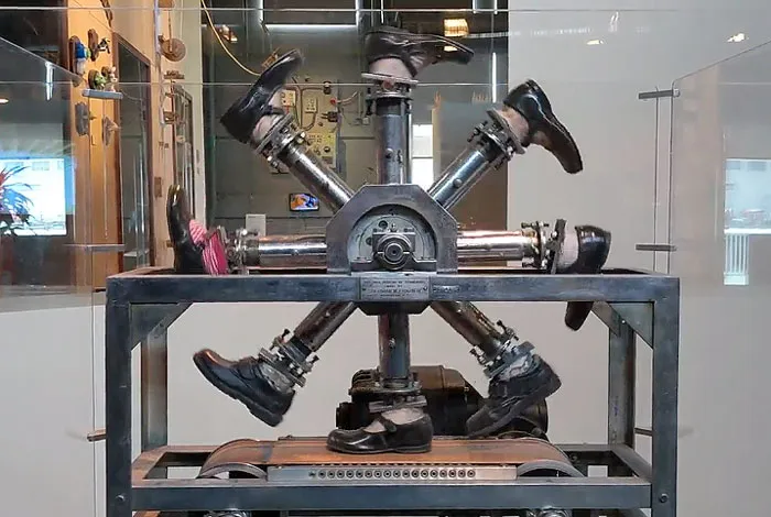A Shoe Testing Machine From The 1940s