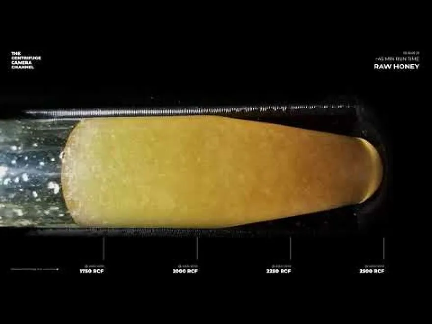 The World’s First 4k Camera Built Into A Centrifuge Shows What Foods And Other Substances Look Like As They Are Separated At 2,500 Times The Gravity Of Earth.